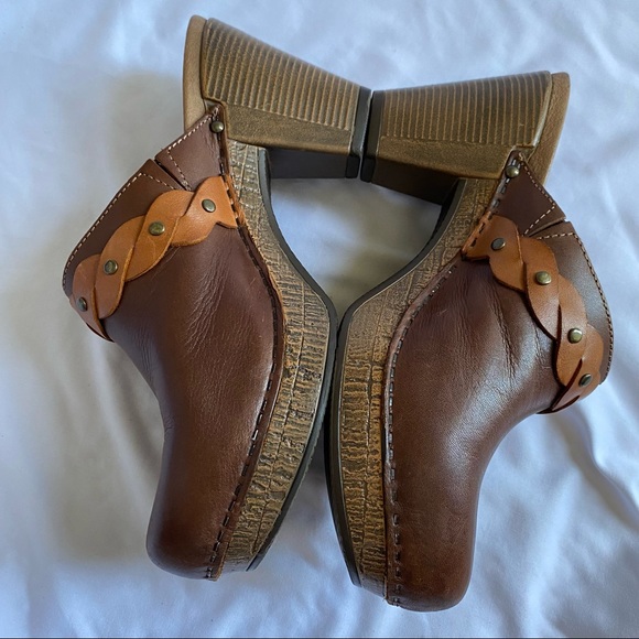 Dansko Rach Leather Clog Brown 39 - Picture 5 of 14